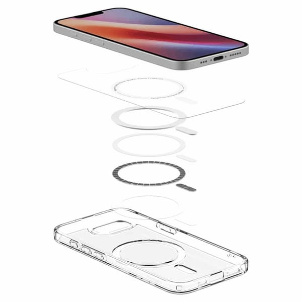 Spigen Mobilskal till iPhone 16e Magsafe Ultra Hybrid - Vit Transparent