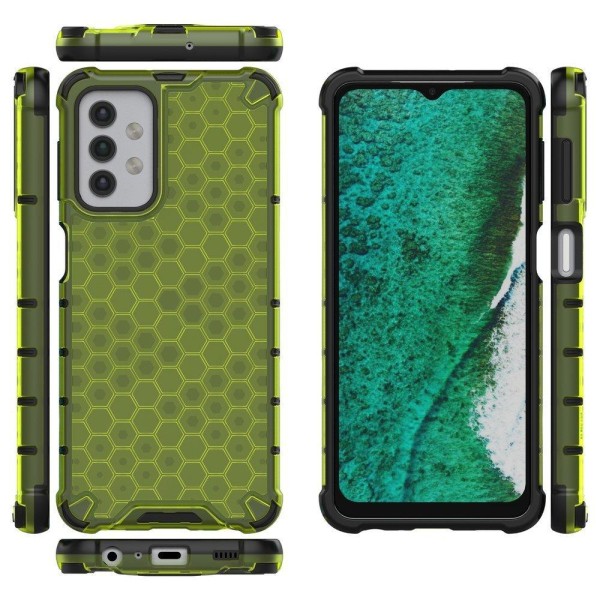 Honeycomb Armor Skal till Samsung Galaxy A32 5G - Grön