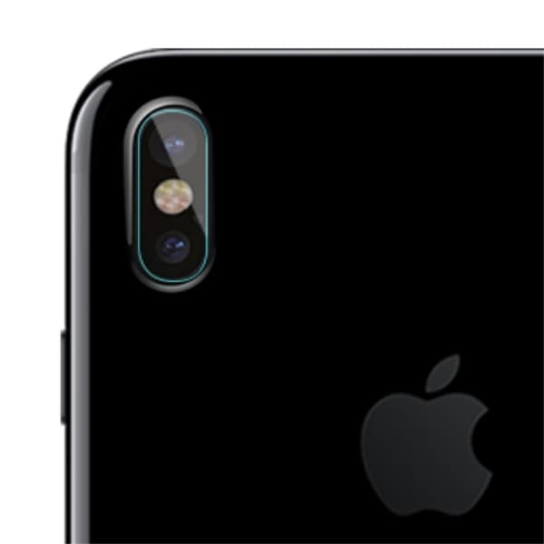Benks iPhone X:lle tarkoitettu karkaistu lasinen kameransuojus Transparent