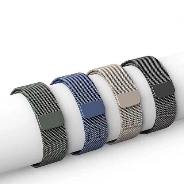 Apple Watch 2/3/4/5/6/SE (38/40mm) Armband Magentic - Röd