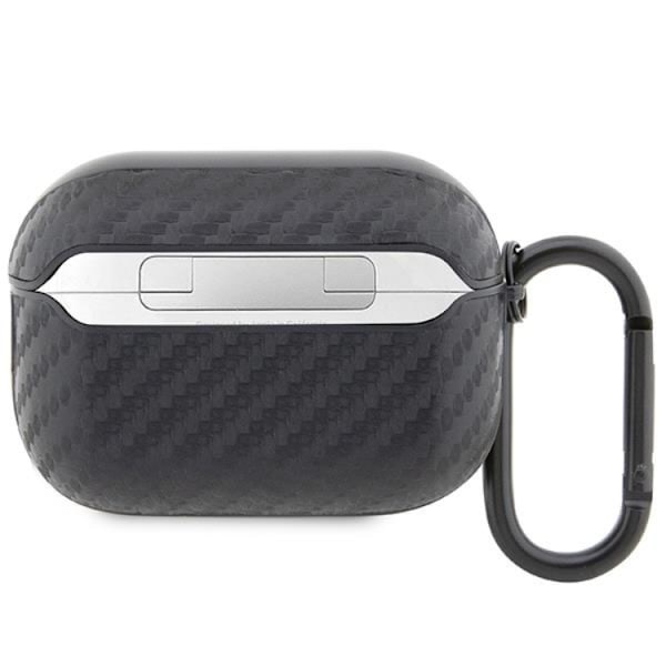 BMW Airpods Pro 2 Skal Carbon Double Metal Logo - Svart Svart