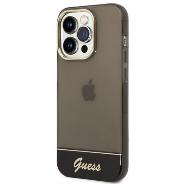 GUESS iPhone 14 Pro Max Skal Translucent - Sort