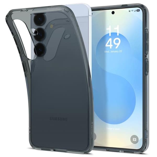 Spigen Telefontaske til Galaxy S25 Plus Flydende Krystal - Rumkrystal Grå