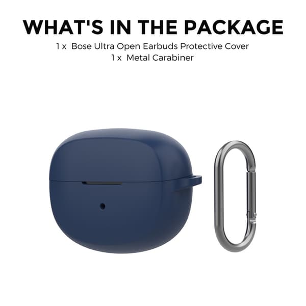 AHASTYLE Bose Ultra Open Earbuds Mobilskal med Karbinhake WG147 - Blå Blå