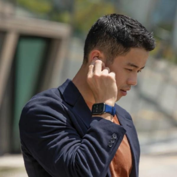 Uniq Apple Watch (45mm) Series 9 Band Linus - Blå