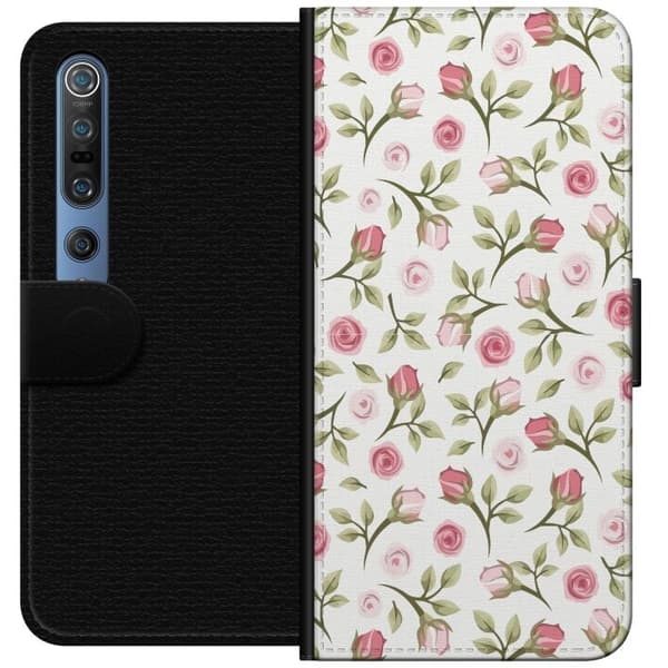 Plånboksfodral till Xiaomi Mi 10 Pro 5G med Blommigt