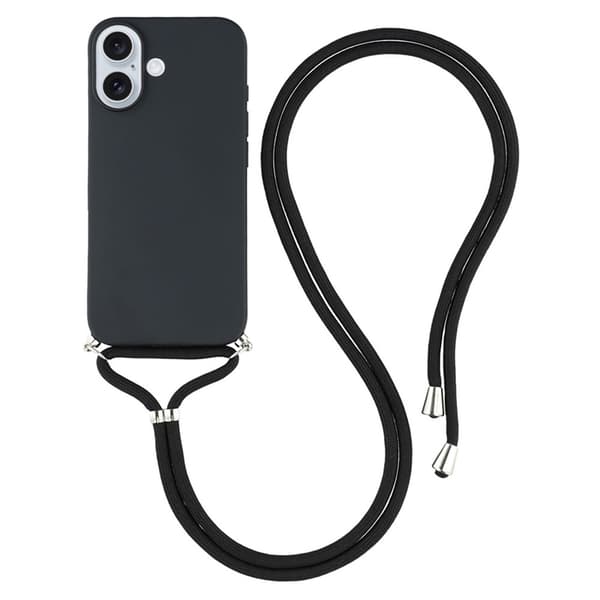 Mobilskal till iPhone 17 Med Axelrem - Svart Svart