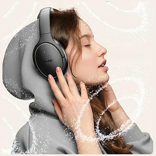 Awei Over-Ear Trådlösa Hörlurar Bluetooth AT20 - Svart Svart