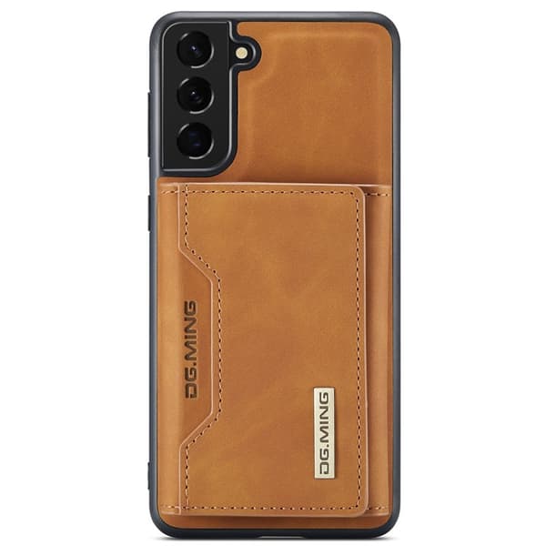 DG.MING M2 Series 2-in-1 Wallet Mobilskal för Samsung Galaxy S22+ - Brun