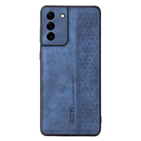 AZNS Samsung Galaxy S21+ Plånboksfodral Konstläder - Blå