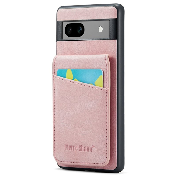 FIERRE SHANN Google Pixel 7 Fodral PU+TPU - Rosa