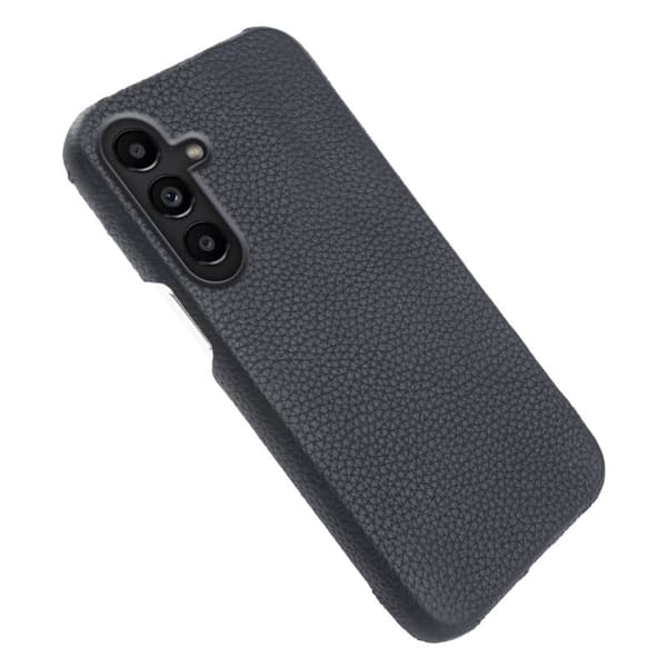 Mobilskal för Samsung Galaxy S26 Plus Magnetiskt Äkta läder + PC - Svart