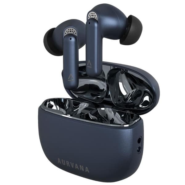 Creative In-Ear Hörlurar Trådlösa Bluetooth ANC Aurvana Ace Mimi - Marinblå Blå