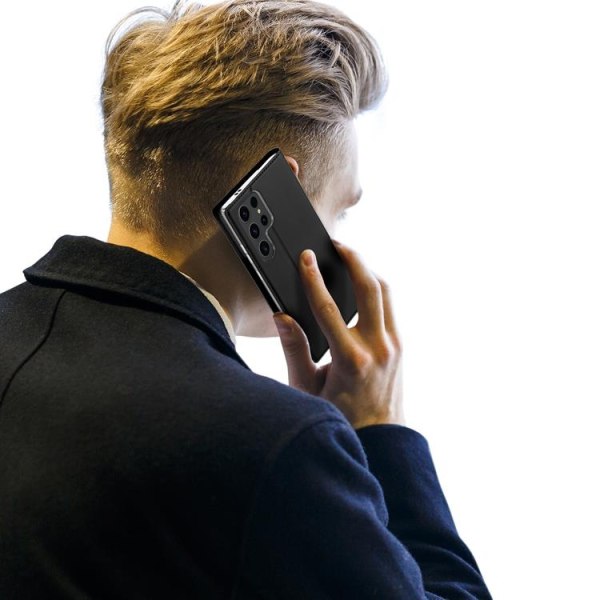 Dux Ducis Galaxy S24 Ultra Wallet Case Skin Pro läpällä - En