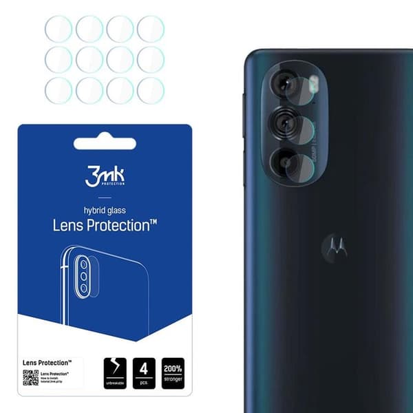 3MK Motorola Edge 30 Pro    Kameralinskydd Transparent