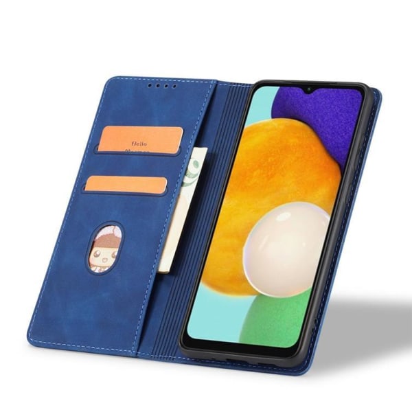 Galaxy A13 5G Wallet Case Magnet Fancy - Blå