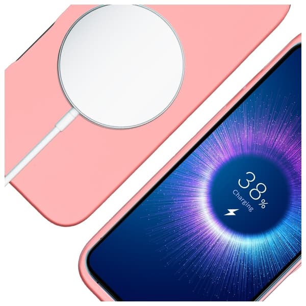 3MK Mobilskal till iPhone 16 MagSafe Silikon Hardy - Rosa