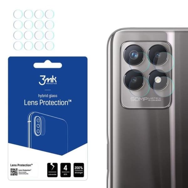 3MK Realme 8i    Kameralinskydd Transparent
