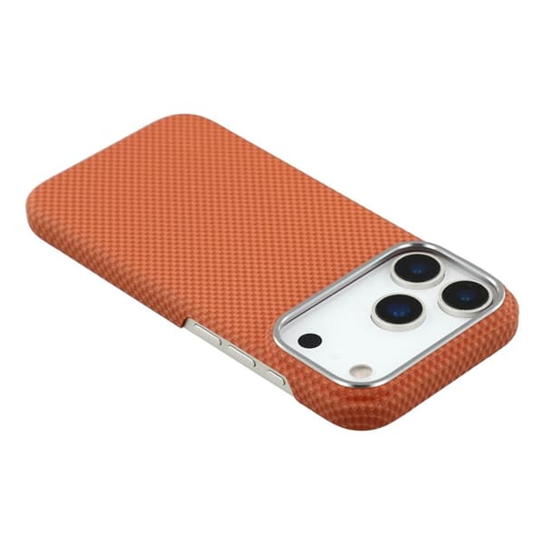 Mobilskal till iPhone 17 Pro MagSafe Carbon Fiber Orange