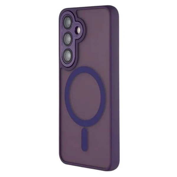 WANLONFENG Mobilskal för Samsung Galaxy S26 Plus Magnetiskt PC + TPU - Lila