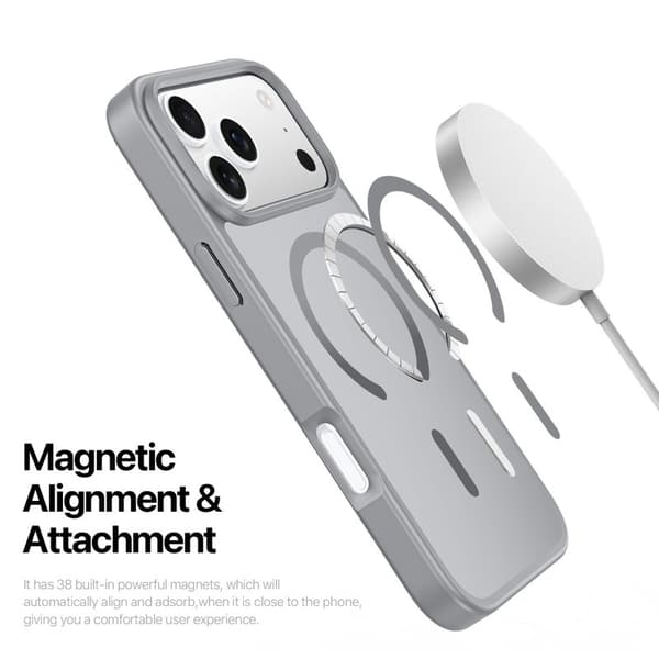DUX DUCIS Yind Series Mobilskal till iPhone 17 Pro TPU + PC - Grå