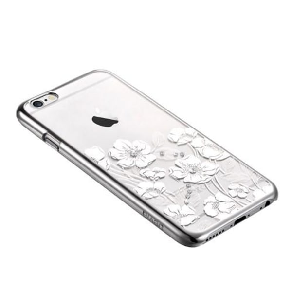 Devia suojakuori Swarovski kivillä iPhone 6 / 6S:lle - hopea Silver