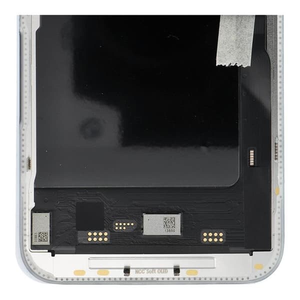 iPhone 15 Pro Max Skärm med LCD-display NCC Soft Oled Utbytbar IC Svart