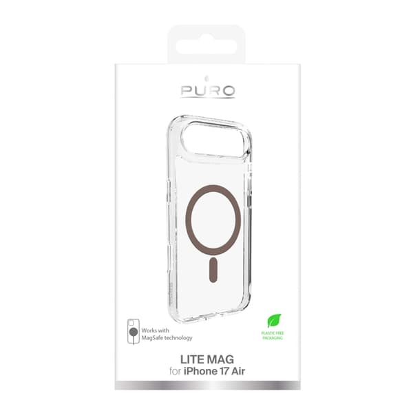 Puro Mobilskal till iPhone Air Magsafe Lite Mag - Transparent
