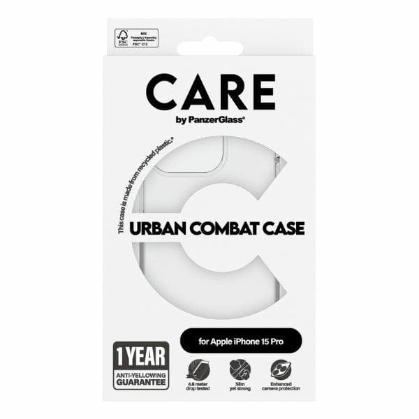 CARE PanzerGlass Mobilskal till iPhone 15 Pro Urban Combat