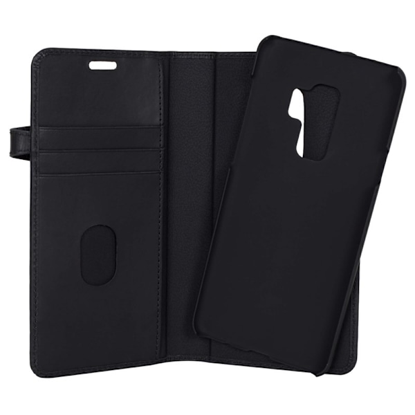 BUFFALO äkta läder Plånboksfodral Samsung Galaxy S9 Plus - Svart Svart