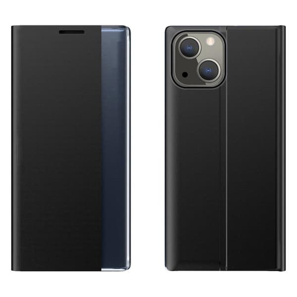 Sleep-kotelo älykkäällä ikkunalla iPhone 13 Mini - Musta Black