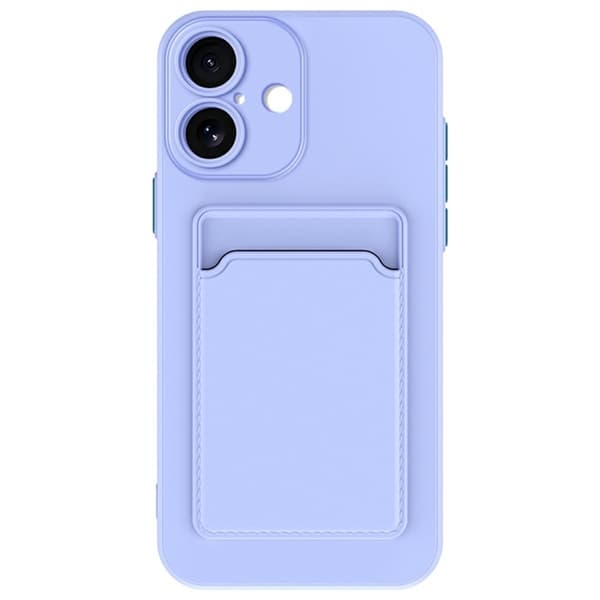 Mobilskal till iPhone 17 Korthållare TPU - Lila Lila