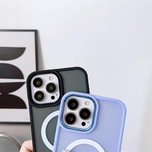 Mobilskal till iPhone 15 Plus MagSafe Magnetic Matte - Lila Lila