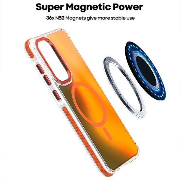 Mobilskal för Samsung Galaxy S26 Plus Magnetiskt TPU - Orange