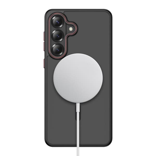 Tech-Protect Mobilskal För Galaxy S26 Plus Magsafe Magcam - Svart/Röd Svart