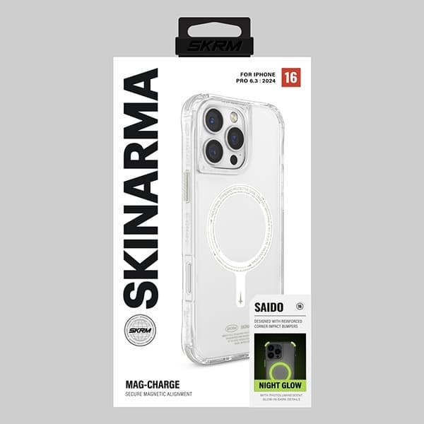 Skinarma Telefontaske til iPhone 16 Pro MagSafe Saido - Grøn Grön