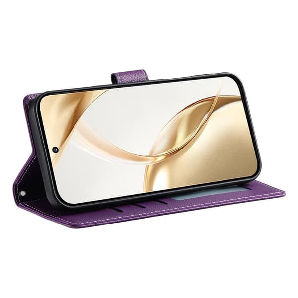 Plånboksfodral för Samsung Galaxy S26 Plus Magnetiskt Konstläder - Lila