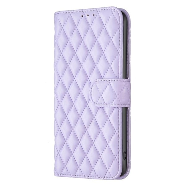 BINFEN iPhone 14 Pro Plånboksfodral Rhombus - Lila Lila