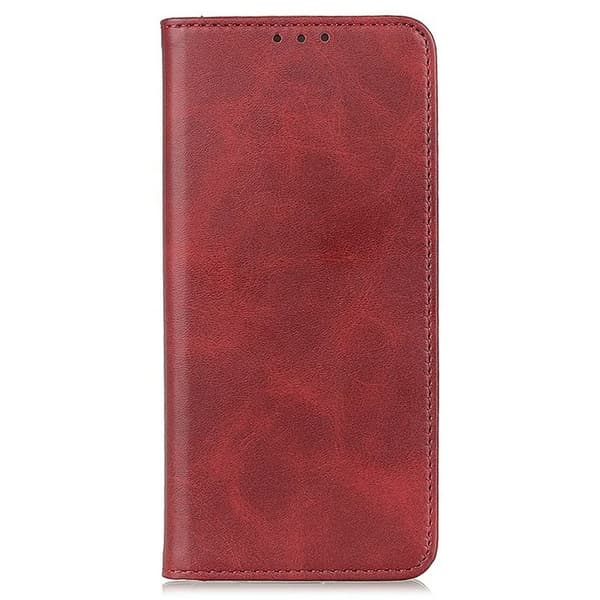 iPhone Air Plånboksfodral Äkta läder - Röd Röd