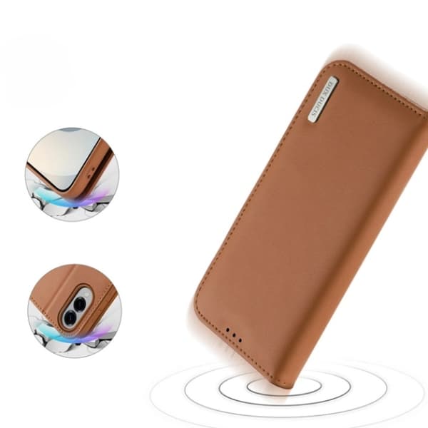 Dux Ducis Galaxy S25 Edge Plånboksfodral Äkta Läder Hivo