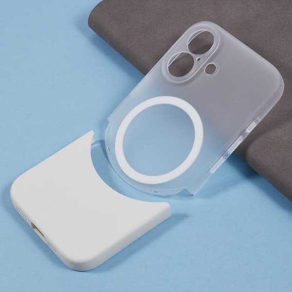 X-LEVEL Mobilskal till iPhone 16 MagSafe Kompatibel Matt Vit