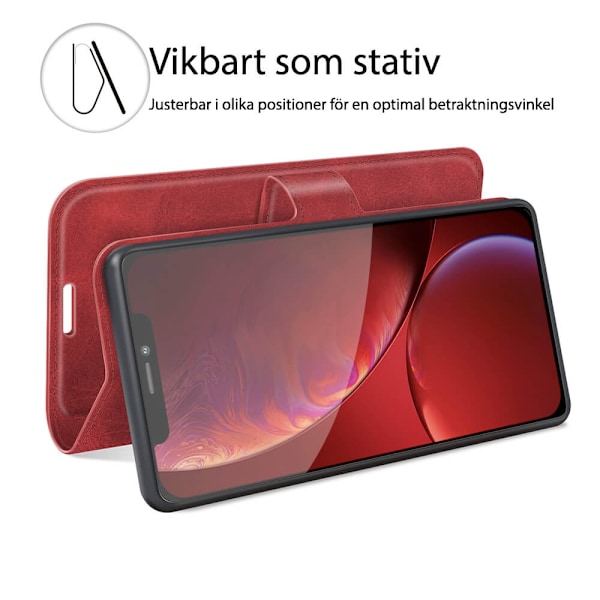 RFID-Skyddat Plånboksfodral iPhone 13 Pro Max - Boom of Sweden Röd