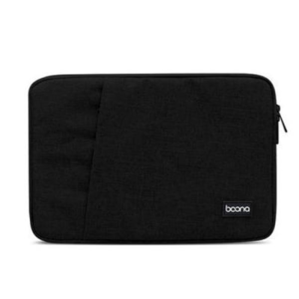 Baona computertaske 13,3" med lomme - sort