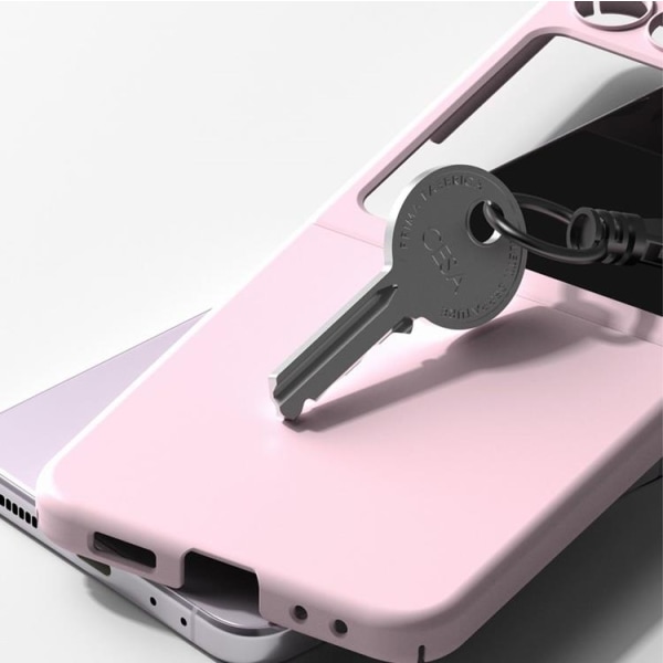 Ringke Galaxy Z Flip 5 -matkapuhelinsuojus, ohut magneetti - vaaleanpunainen