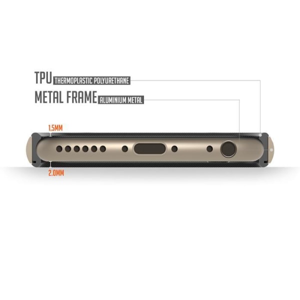 Verus Iron Bumper Cover til Apple iPhone 6(S) Plus (Rose Gold)