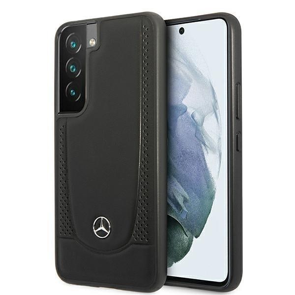 Mercedes Läder Urban Line Skal Galaxy S22 Plus - Svart Svart