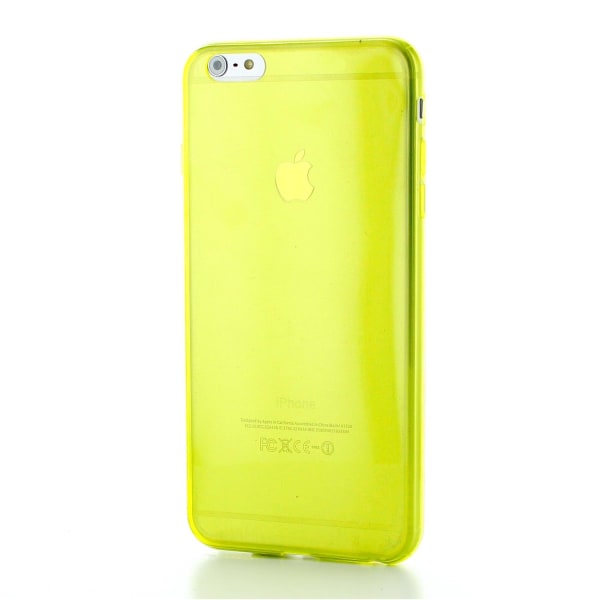 Erittäin ohut 0,6 mm Flexicase-kotelo Apple iPhone 6 (S) Plus -puhelimelle - Gu Yellow