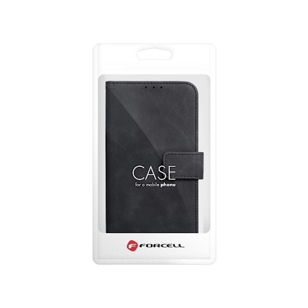 Forcell Galaxy A22 4G Kotelo Tender - Musta Black
