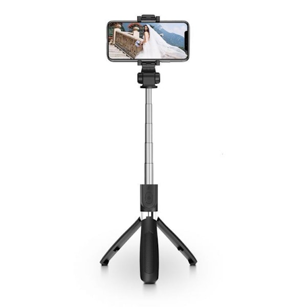 Trådlös Selfiestick Tripod L01S - Svart