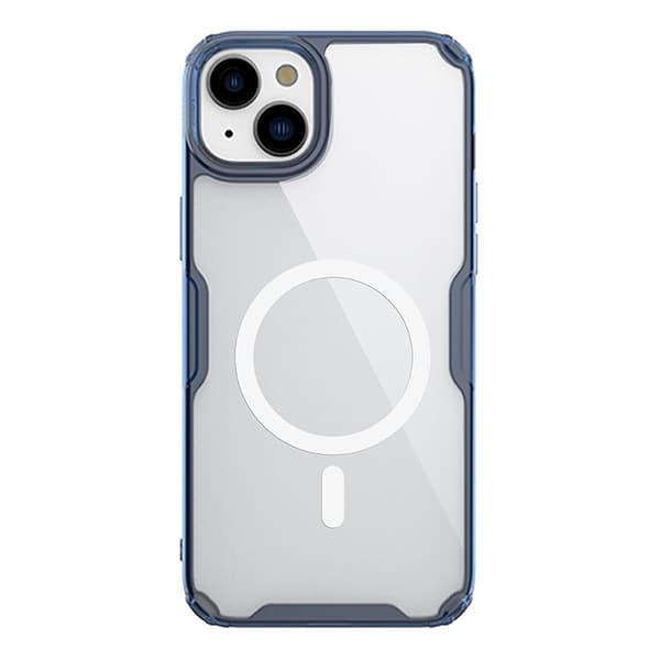 NILLKIN Nature Pro Series Mobilskal för iPhone 15 Plus MagSafe Blå